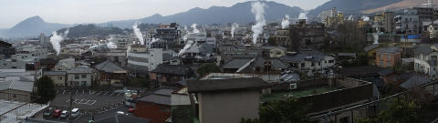 Kannawa Onsen (steam quarter)