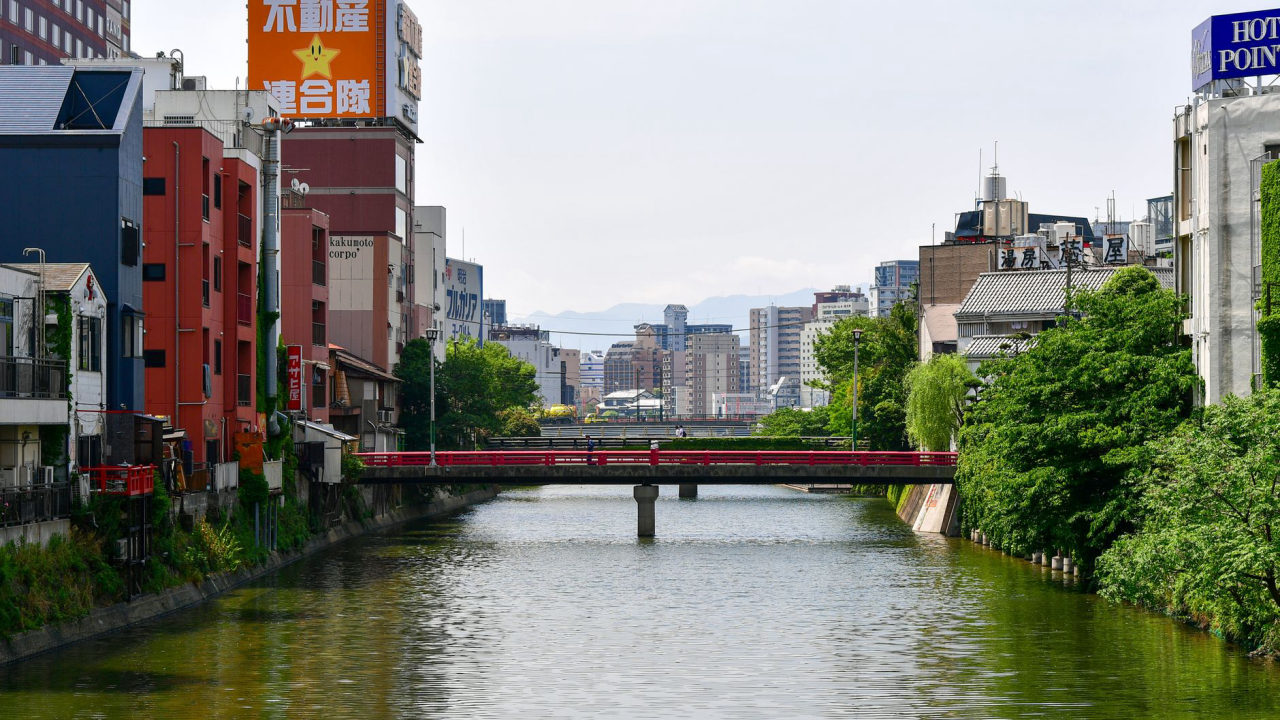 那珂川沿い遊歩道