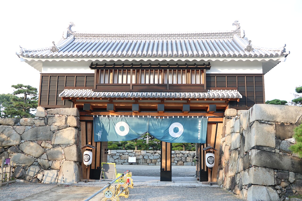 高松城 桜御門