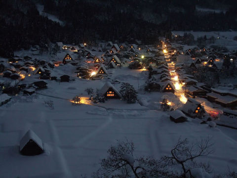 Shirakawa-go Winter Light-up